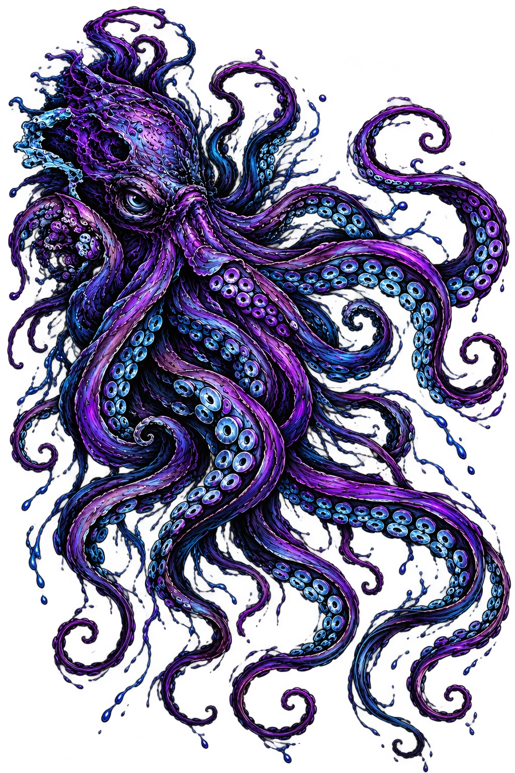DEEP IN THE PURPLE original Ars Belli artwork