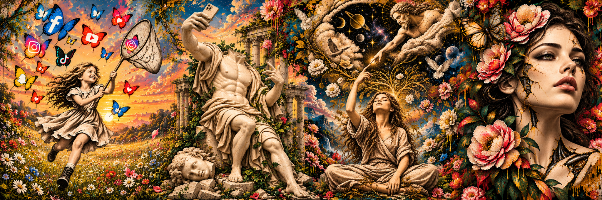 Ars Belli classical and digital art panoramic banner